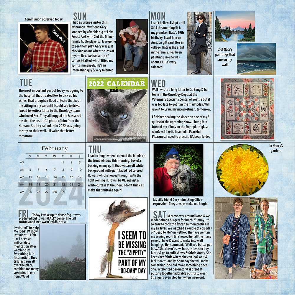 Sample Layout from the Gallery
