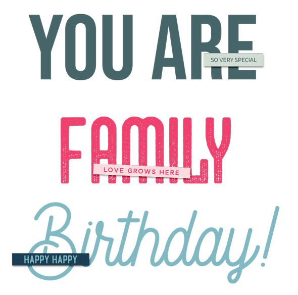 Word Strip Title Examples