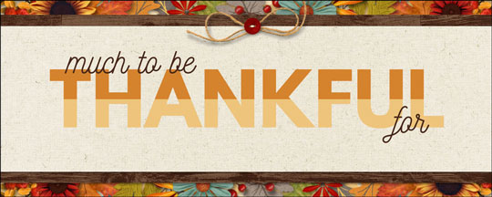 Much to be thankful for