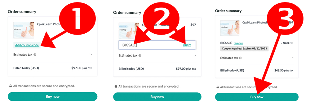 How To Apply a Coupon