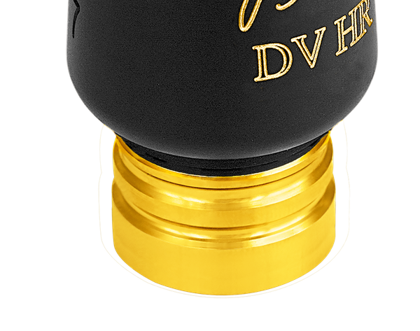 DV HR Tenor stylized gold-plated brass ring