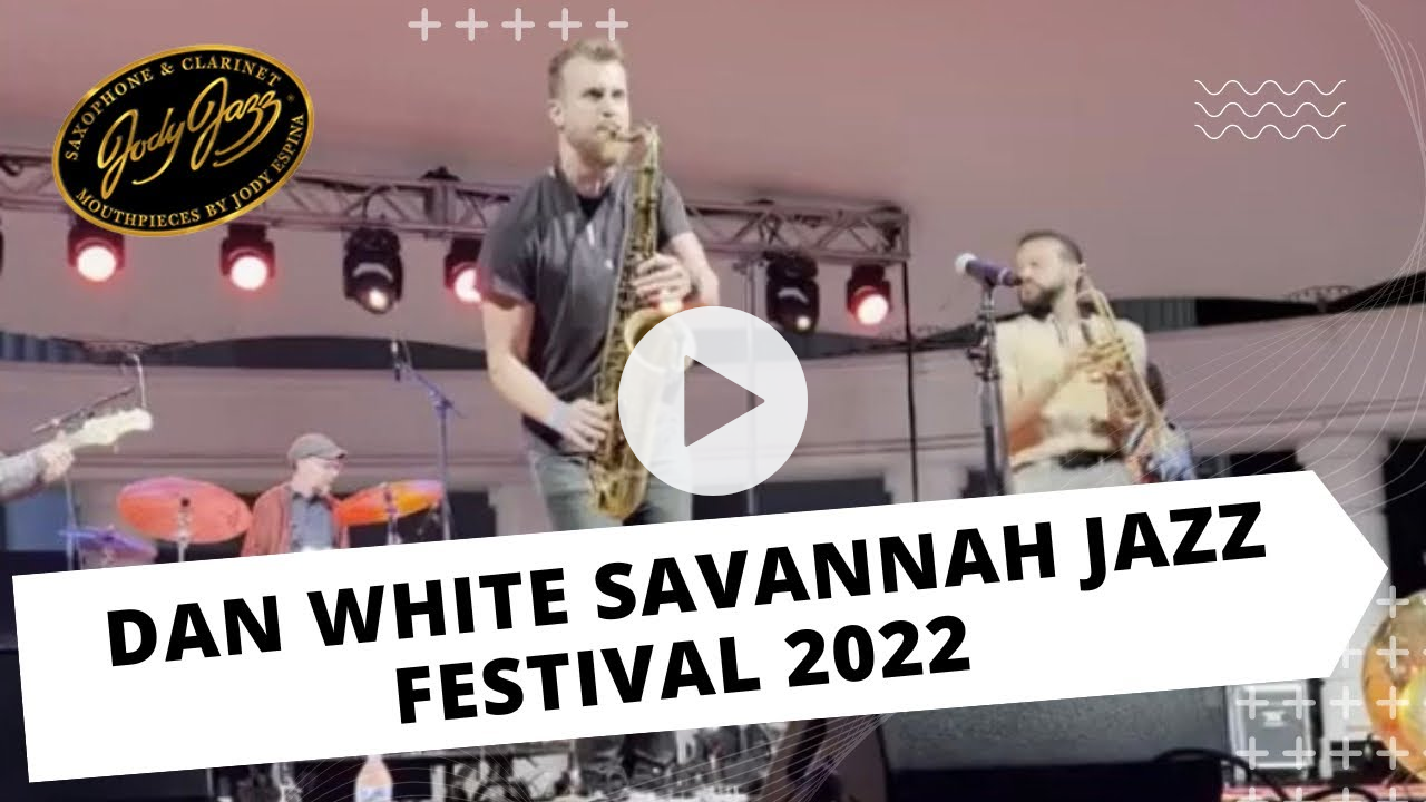 Dan White performs at the Savannah Jazz Festival 2022 with Huntertones