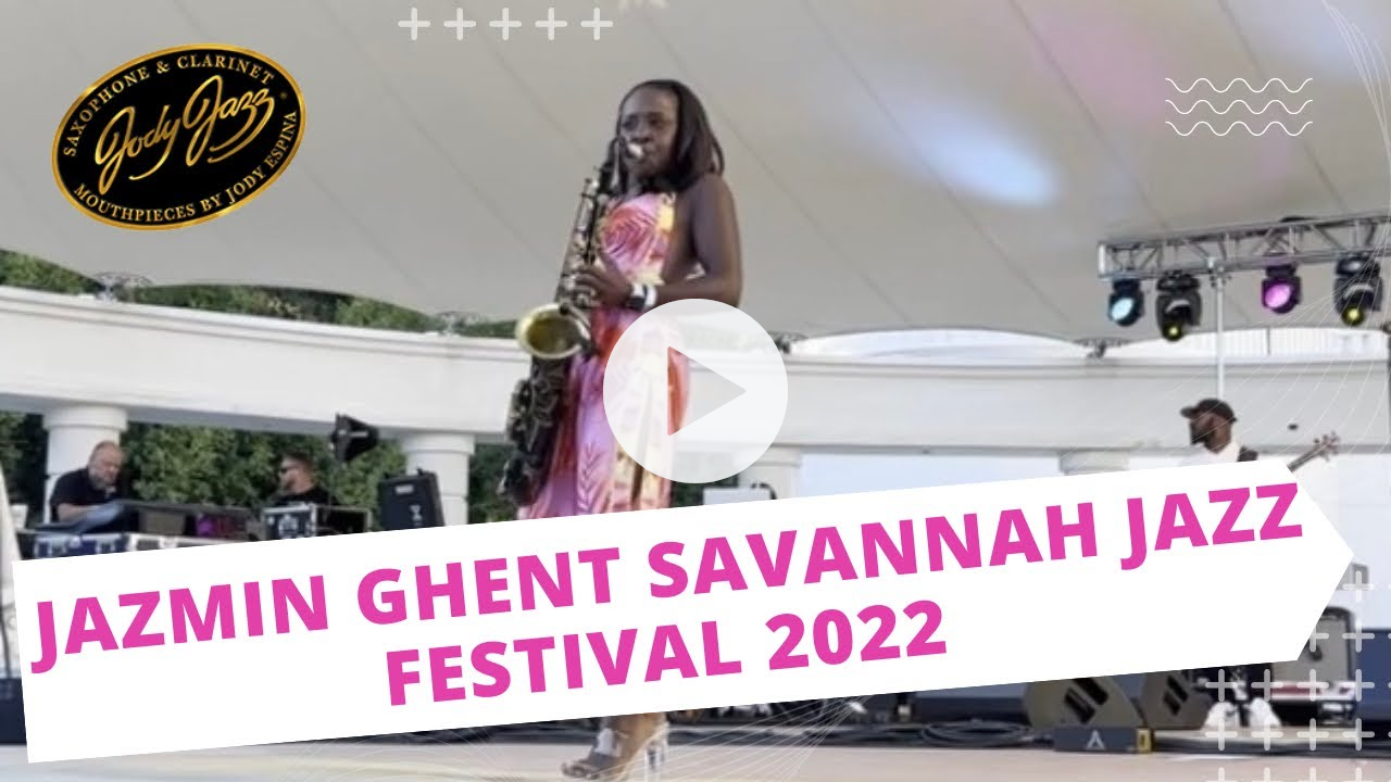 Jazmin Ghent performs at the Savannah Jazz Festival 2022 (JodyJazz SUPER JET Tenor Mouthpiece)
