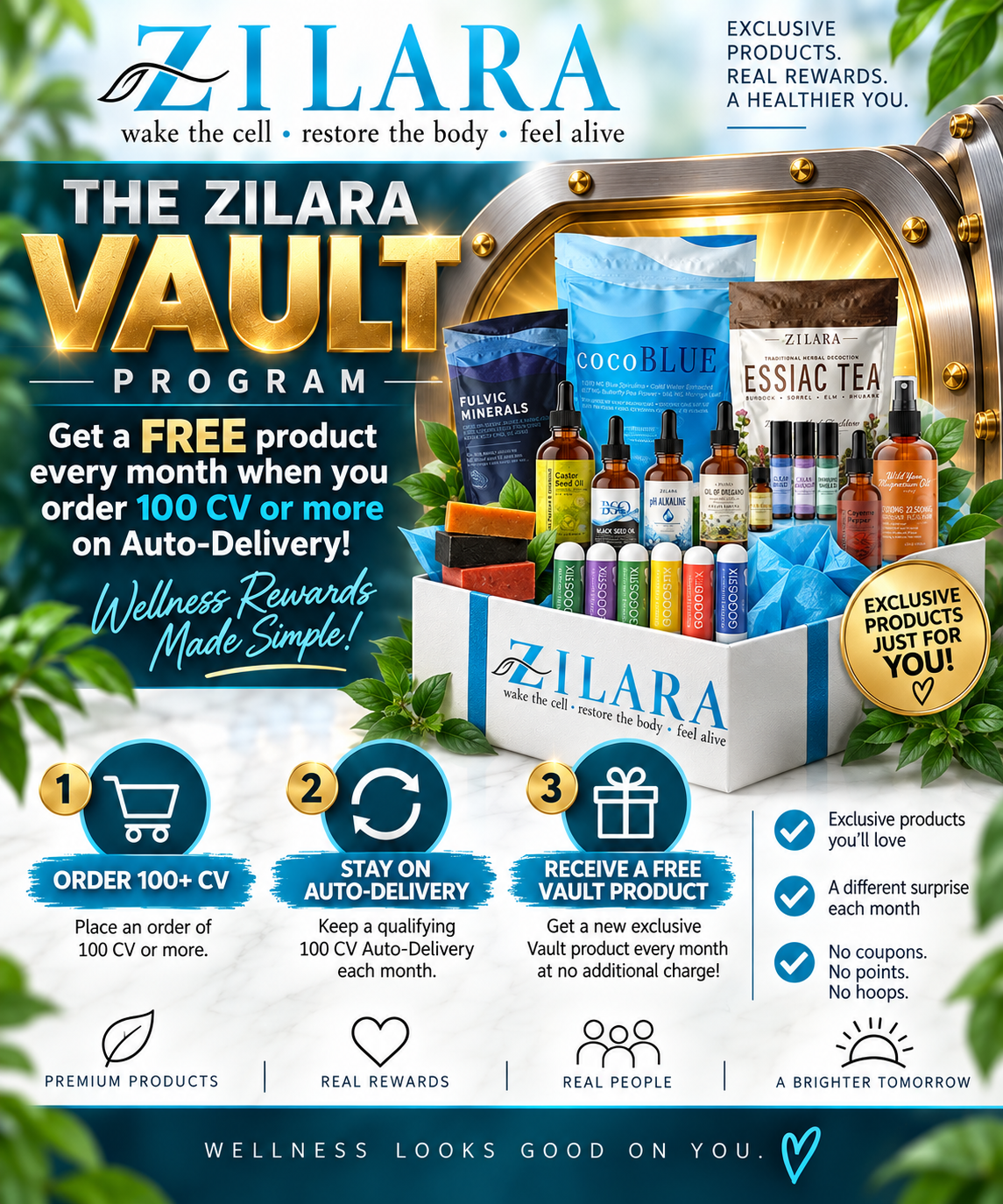 Zilara Vault Program - Get a free product every month