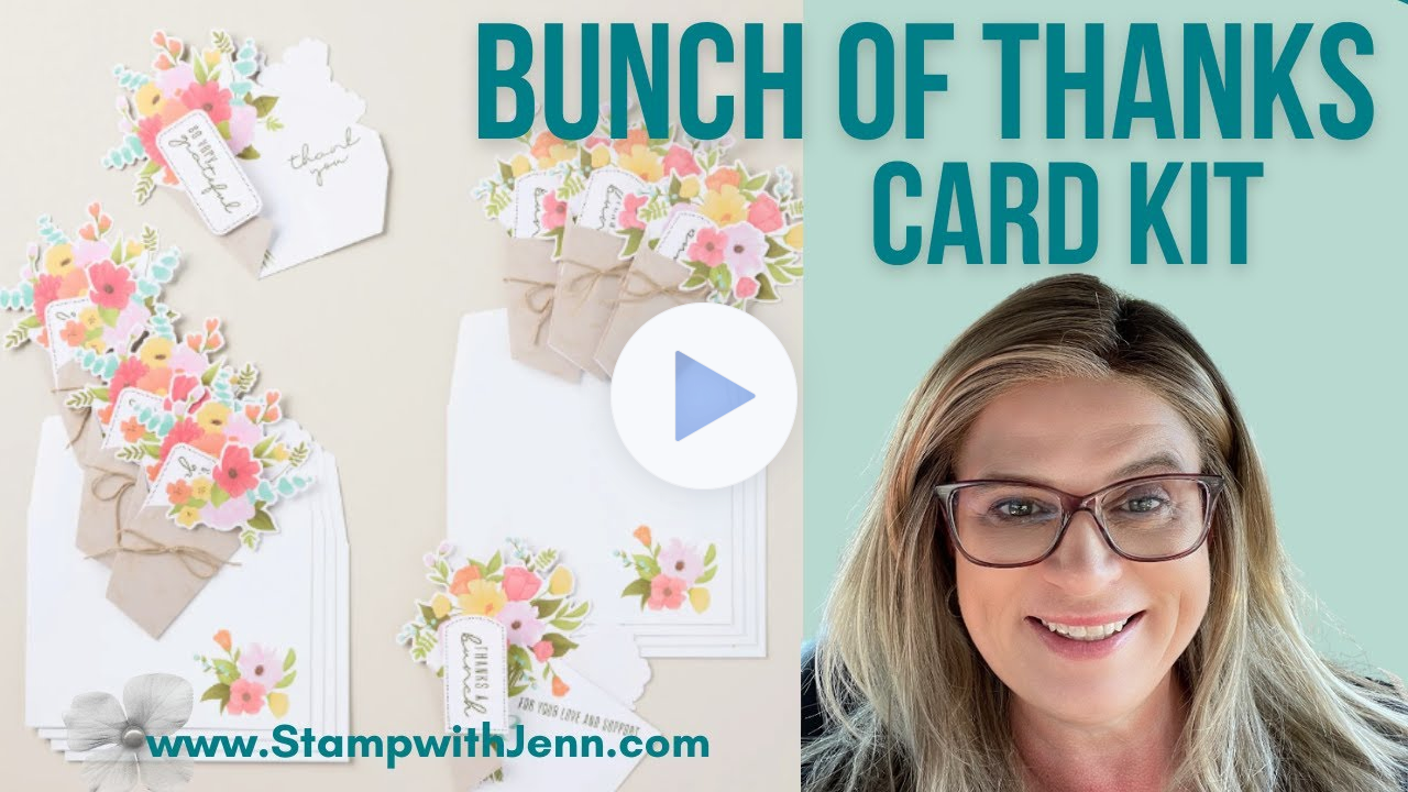 Bunch of Thanks Card Kit for Quick and Easy Homemade Cards