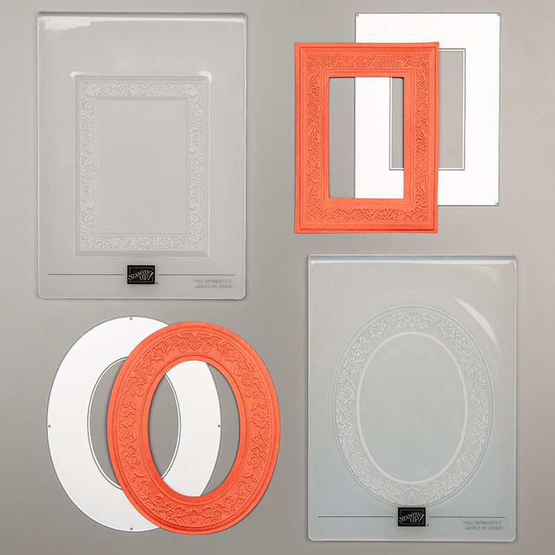 Heirloom Frames Dies & 3 D Embossing Folder