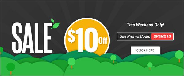 Spend $10 This Weekend, On Us!