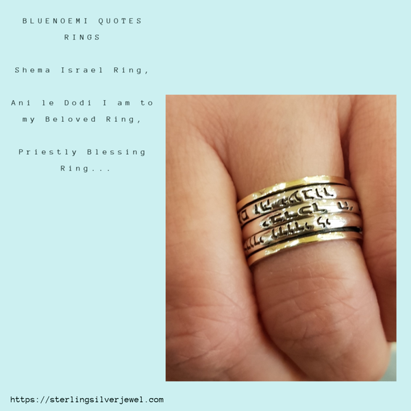 Blessings and Verses Rings