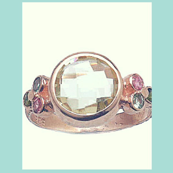 gold rings with gemstones