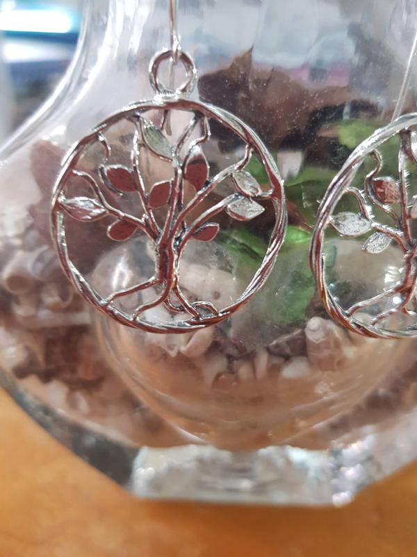 Sterling silver tree of Life earrings