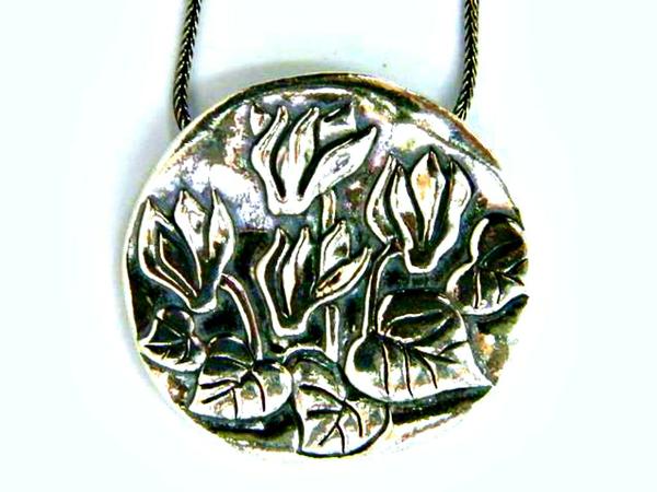 Flowers Silver Necklace
