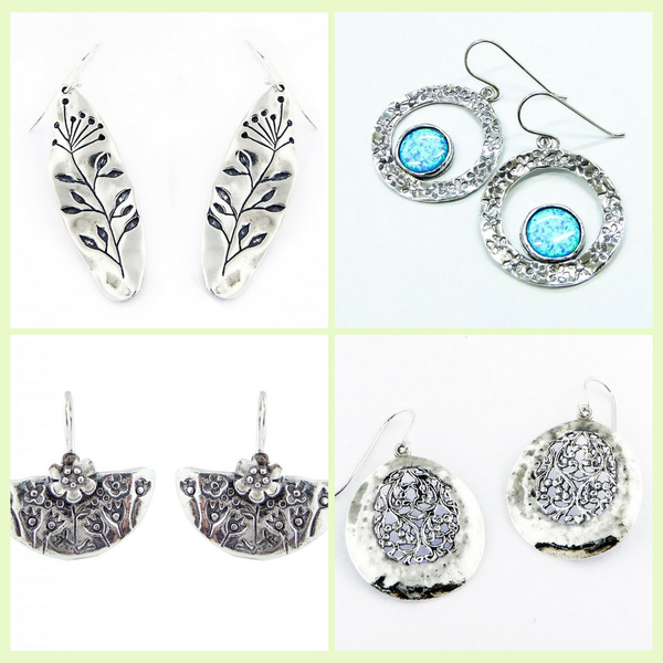 Bluenoemi silver earrings
