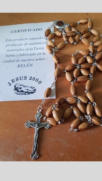 Olive wood Rosary