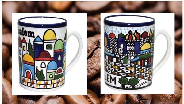 Jerusalem view mug 30 USD