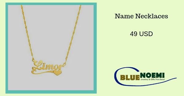 Name necklaces - goldfilled or silver