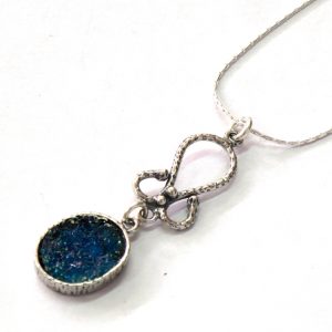 Roman Glass pendant necklace