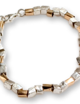 Sterling Silver and goldfilled bracelet