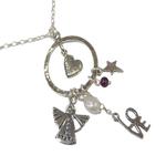 Charms Love Angle Necklace
