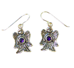 Angels earrings with gemstones