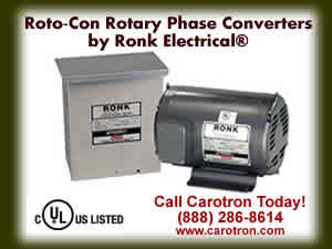 Ronk Electrical Phase Converters