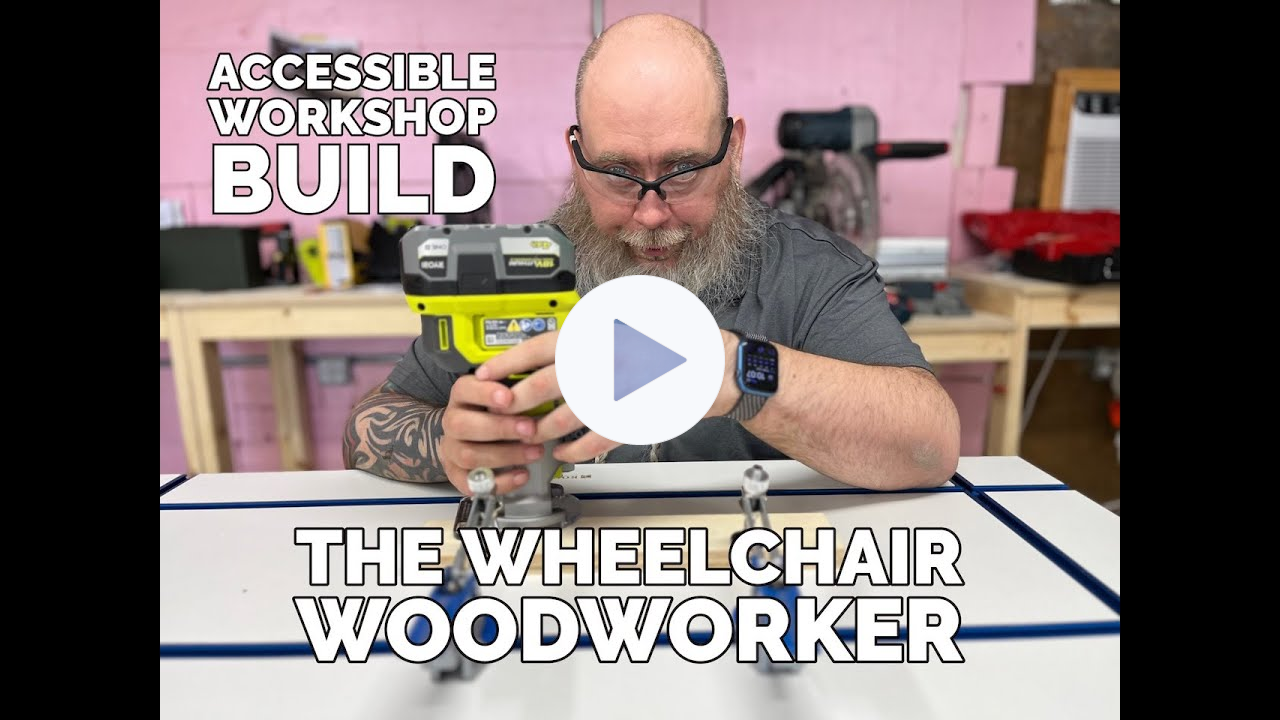 Jason McGee Wheelchair woodworker