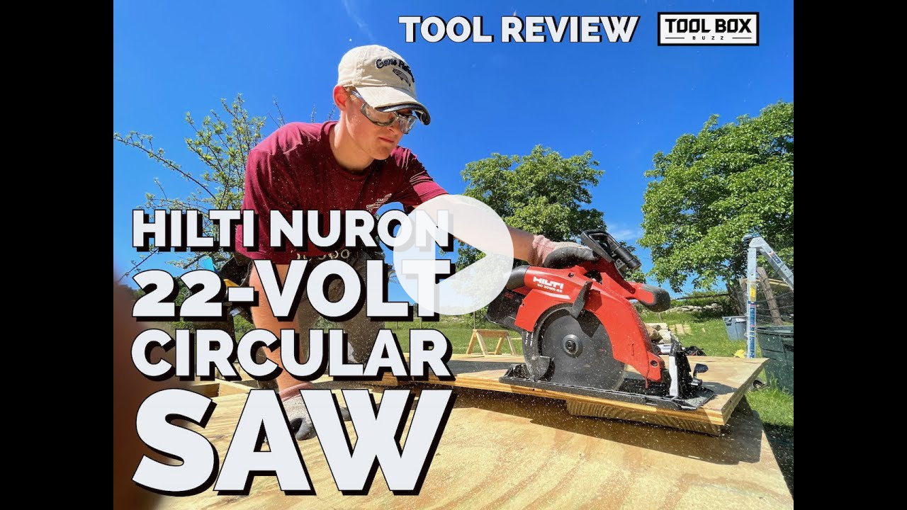 Hilti NURON 22-Volt Circular Saw SC 30WR-22 Review