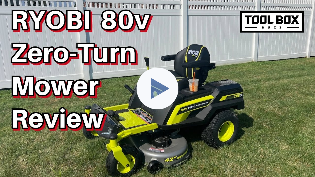 RYOBI 80 Volt 42" Zero Turn Mower Review