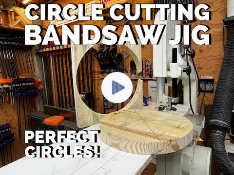 How To Cut Perfect Circles | Bandsaw Jig