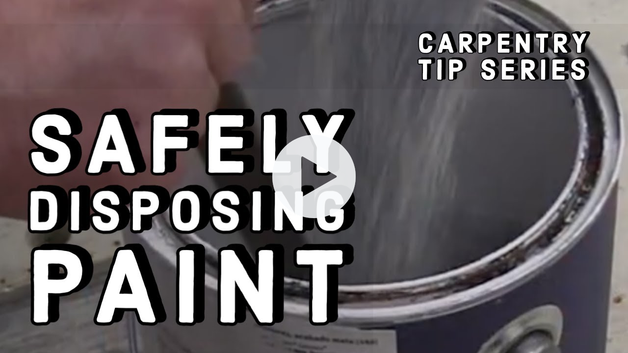 Disposing Paint Tip