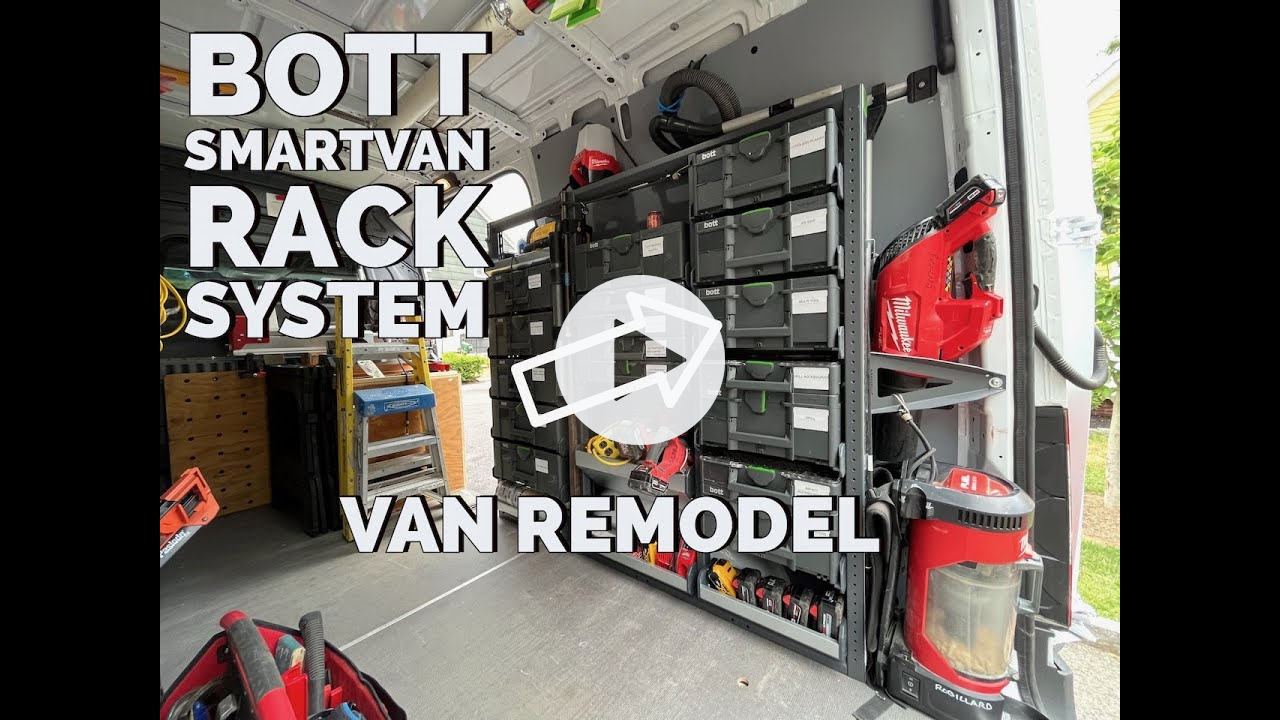 bott Smartvan Van Racking Storage System - Sneak Peek!