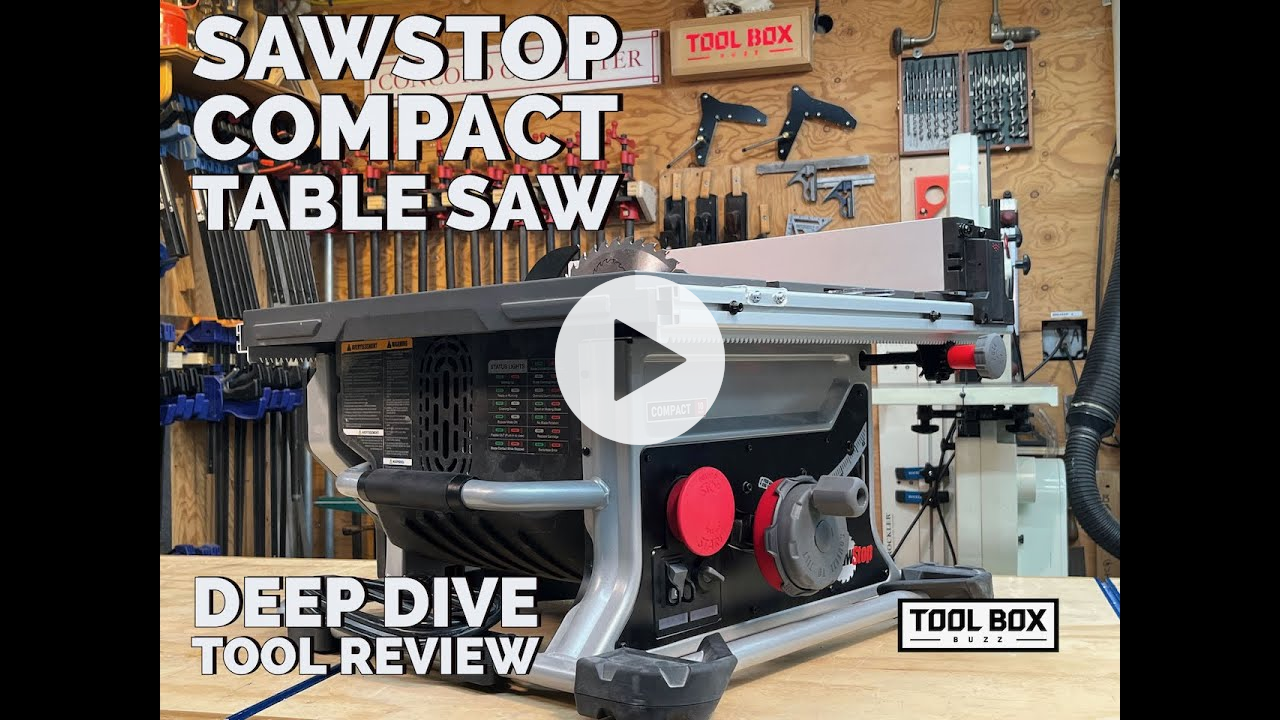 Sawstop CTS Compact Table Table Saw CTS-120A60 | Tool Review