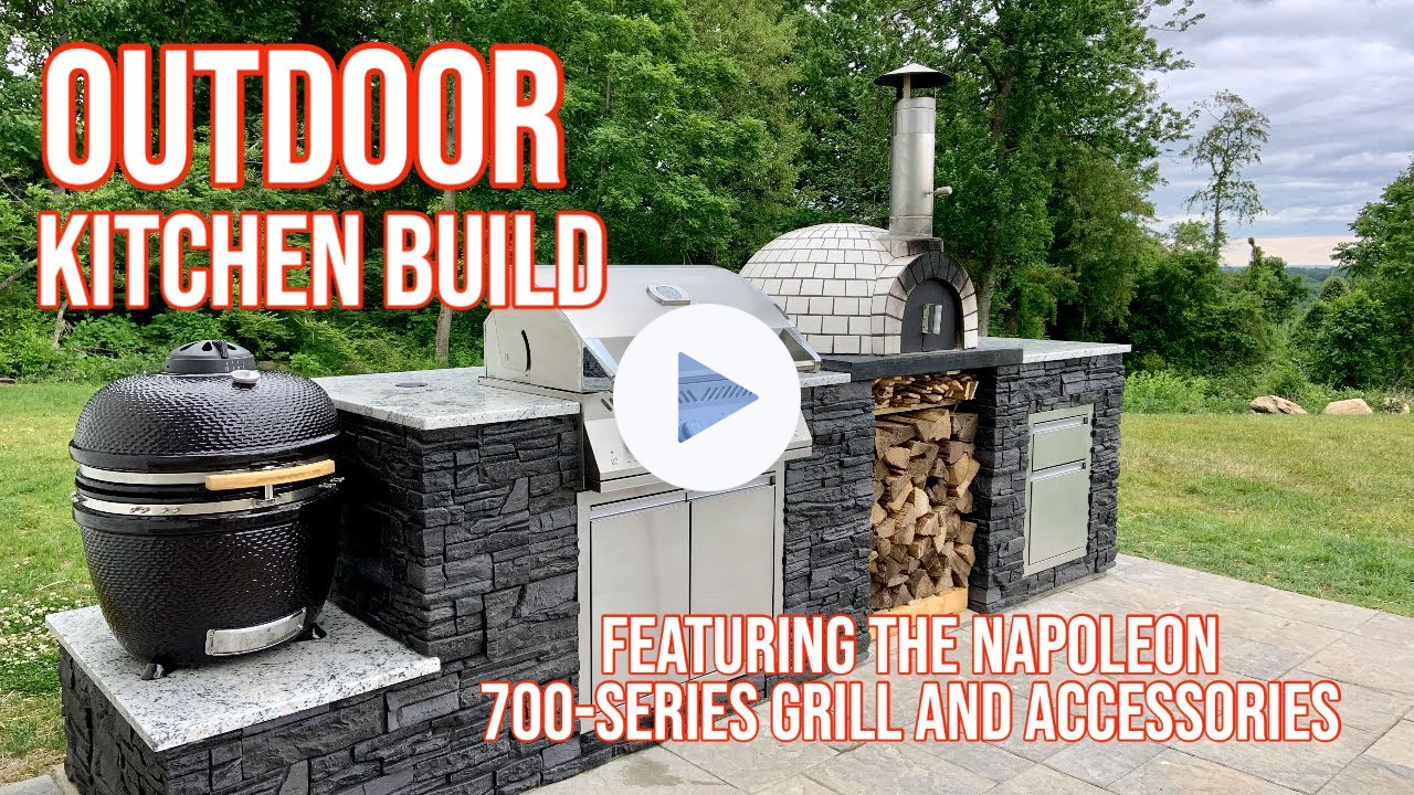 OUTDOOR KITCHEN BUILD | Featuring The Napoleon 700-Series Grill | 7-Build and Purchase Tips