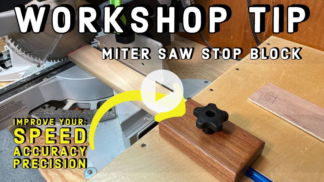 Making and Using A Mitersaw Stop Block