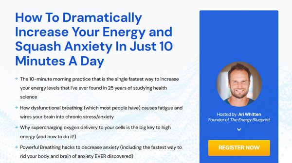 How To Dramatically Increase Your Energy and Squash Anxiety