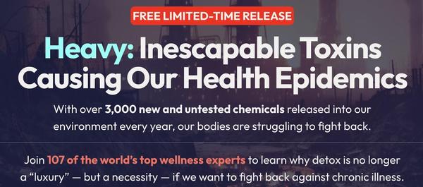 Heavy: Inescapable Toxins Causing Our health Epidemics