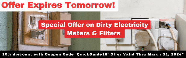 Special Offer on Dirty Electricity Meters & Filters