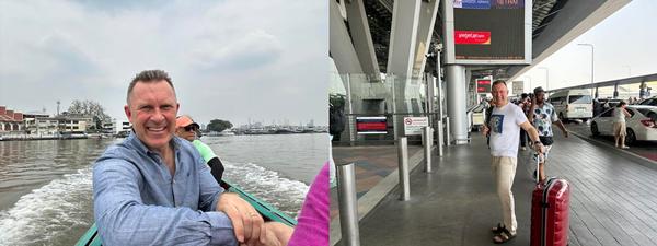 Lloyd Visiting Grand Palace, Bangkok, Thailand