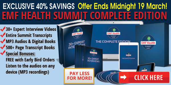 EMF Health Summit 40% off - click here