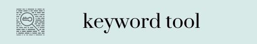 keyword tool