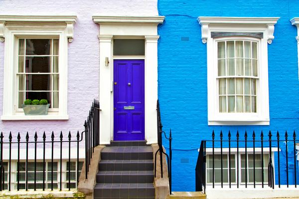 Purple Front Door