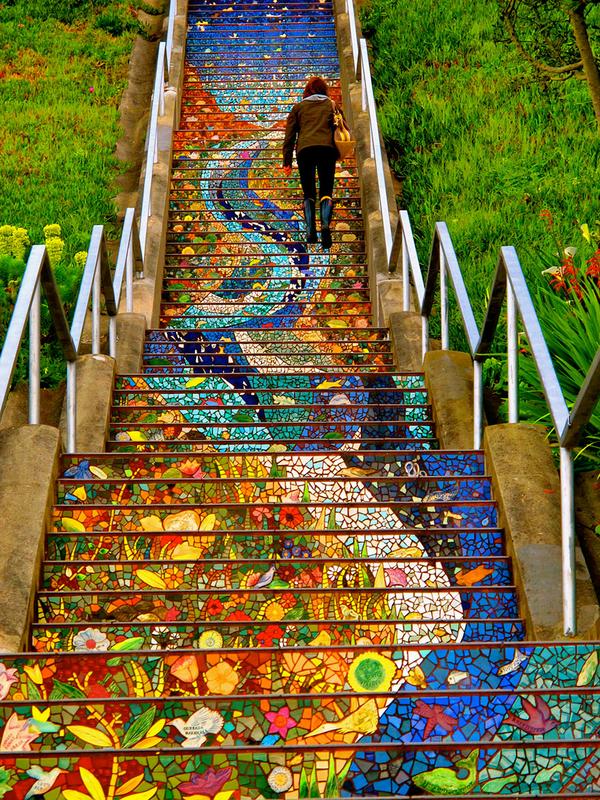 Painted Stairs in San Fransisco