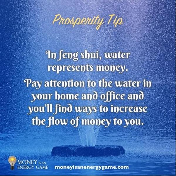 Prosperity Tip about Water energy