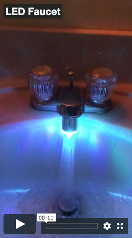 LED faucet