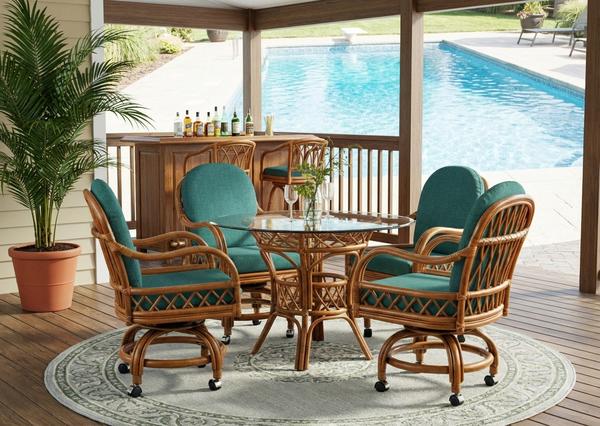 Florida Caster Dining Set