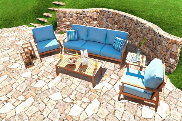 Hambrick Outdoor Teak Furniture