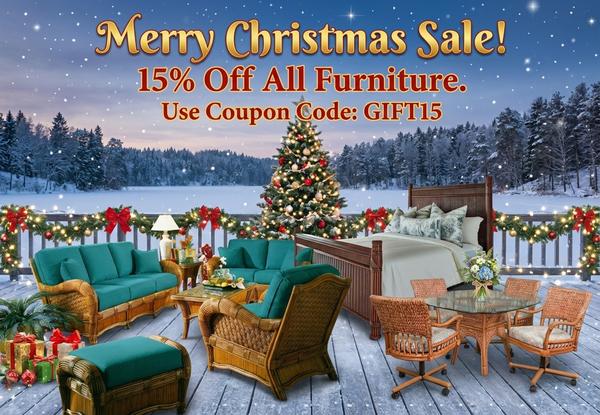 American Rattan Christmas Sale