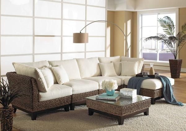 Indoor Wicker and Rattan Sectional Sets