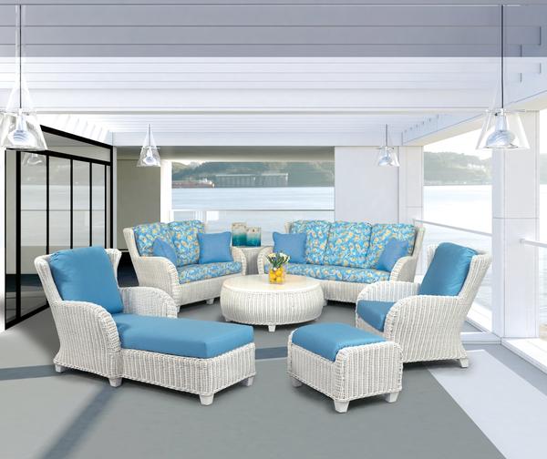 Clarissa White Rattan Furniture