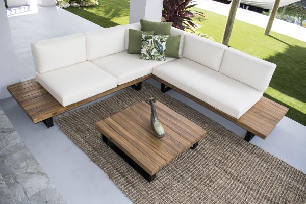 Normans Cay 3 Pc Acacia Wood Patio Set