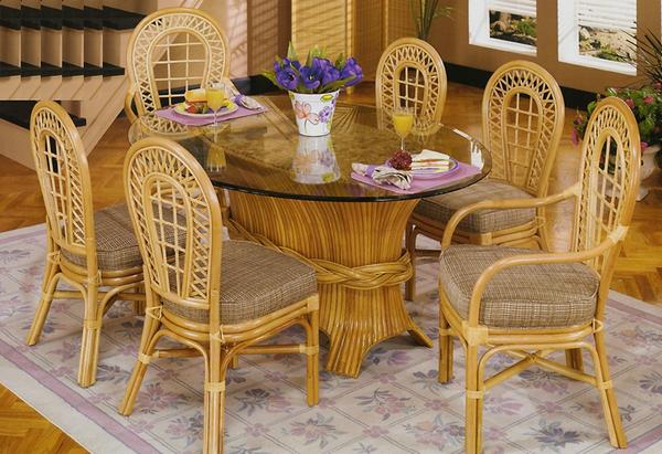 Caliente Dining Set by Classic Rattan